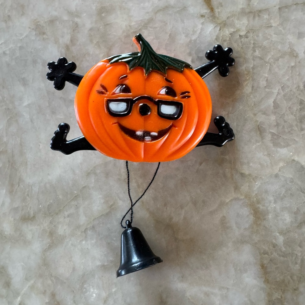 Halloween Pumpkin Brooch